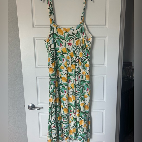Ava and Viv 3X NWT Floral Lemon ๐ Print Maxi Dress ๐ - Picture 4 of 5